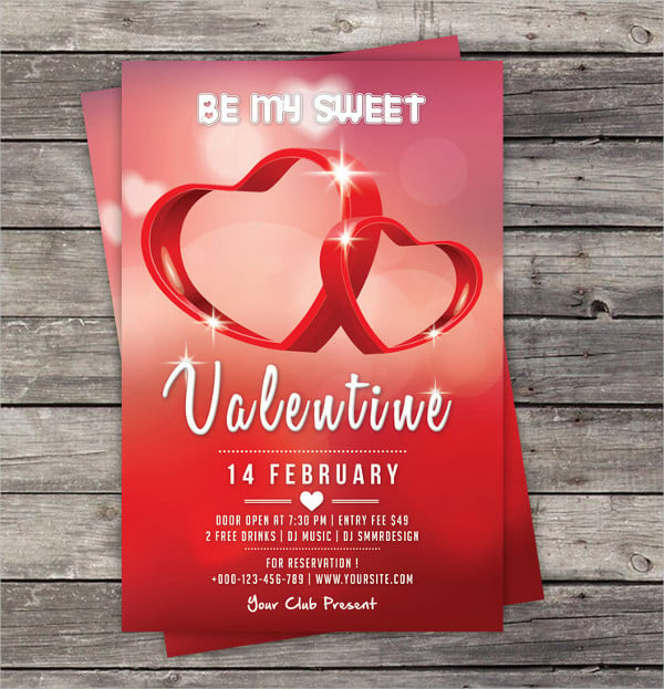 valentine%e2%80%99s day party flyer