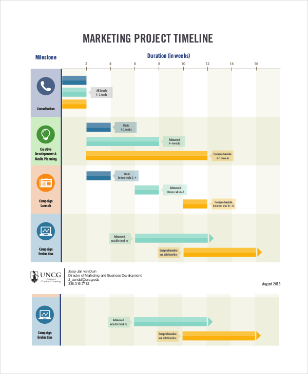 Project Timeline Example 13  Free Word PDF Documents Download