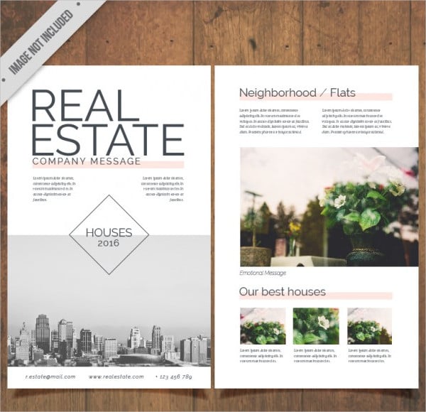 real estate flyer with pictures