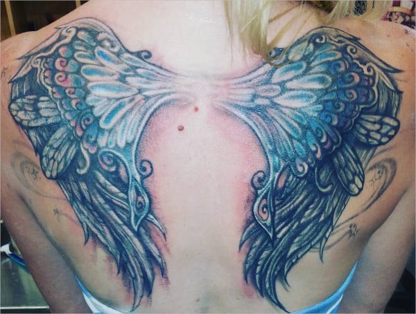 butterfly wings tattoo