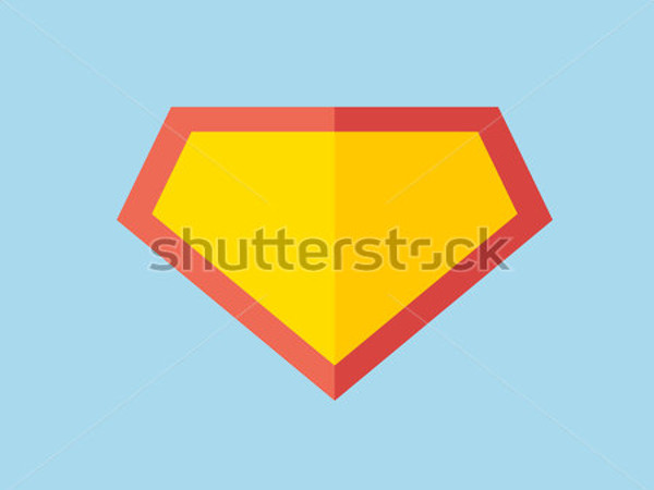 superhero logo vector icon