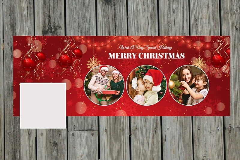 new year and christmas facebook timeline