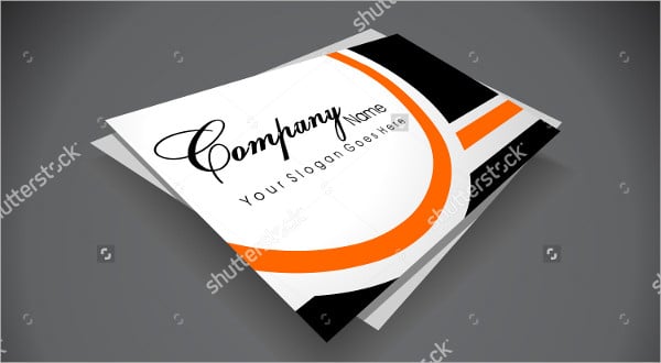 abstract color business card