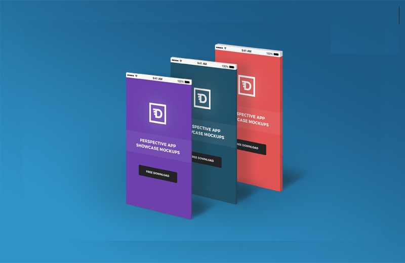 isometric perspective app design