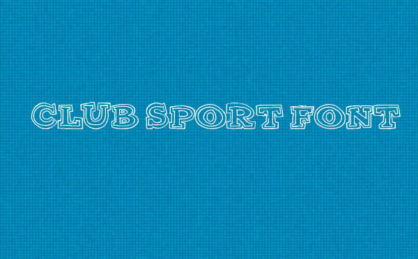 sports club use font