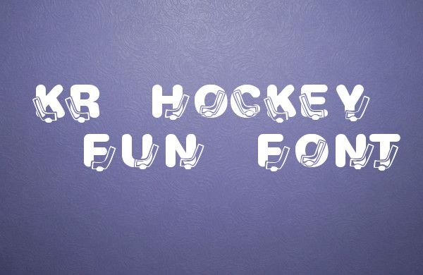 sports hockey font