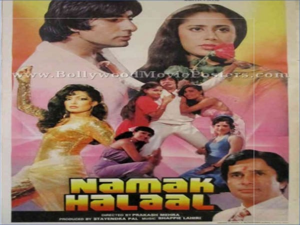 vintage bollywood movie poster