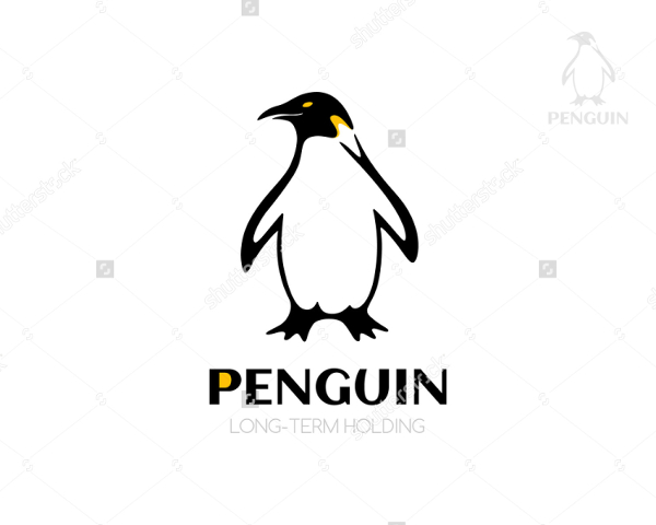 penguin logo template