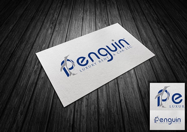 penguin logo design
