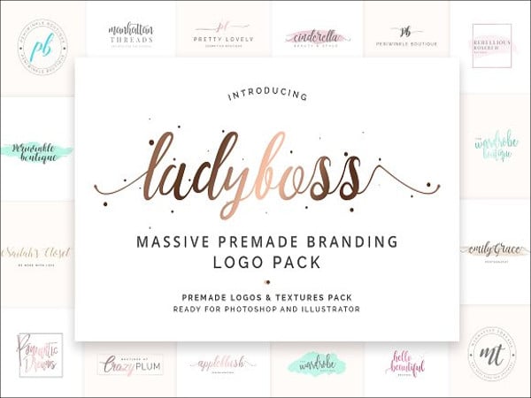 premade branding logo pack