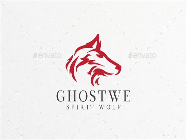 wolf brand logo template