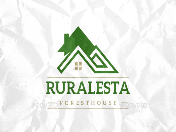 real estate green logo