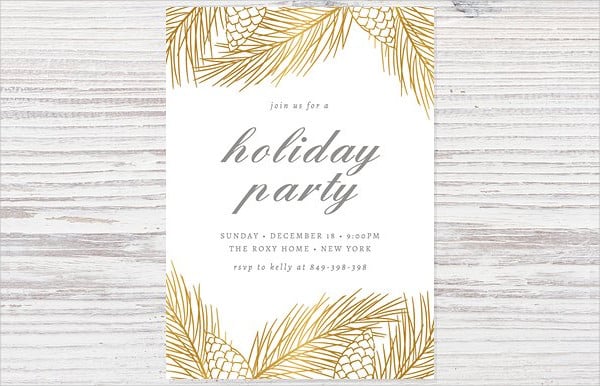 holiday party invitation