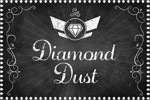 diamond dust font
