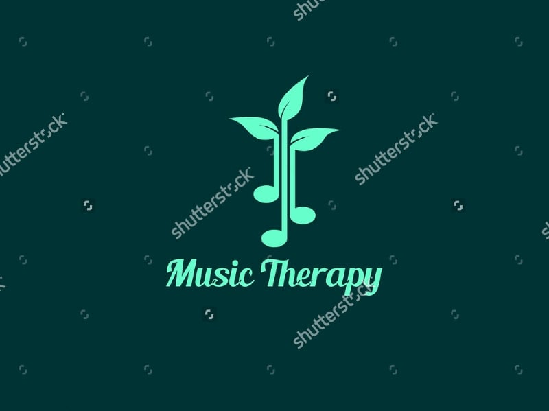 music therapy logo design
