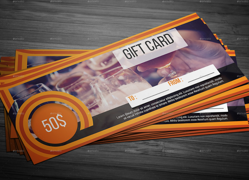 20+ Beautiful Gift Card Designs   PSD, AI, EPS