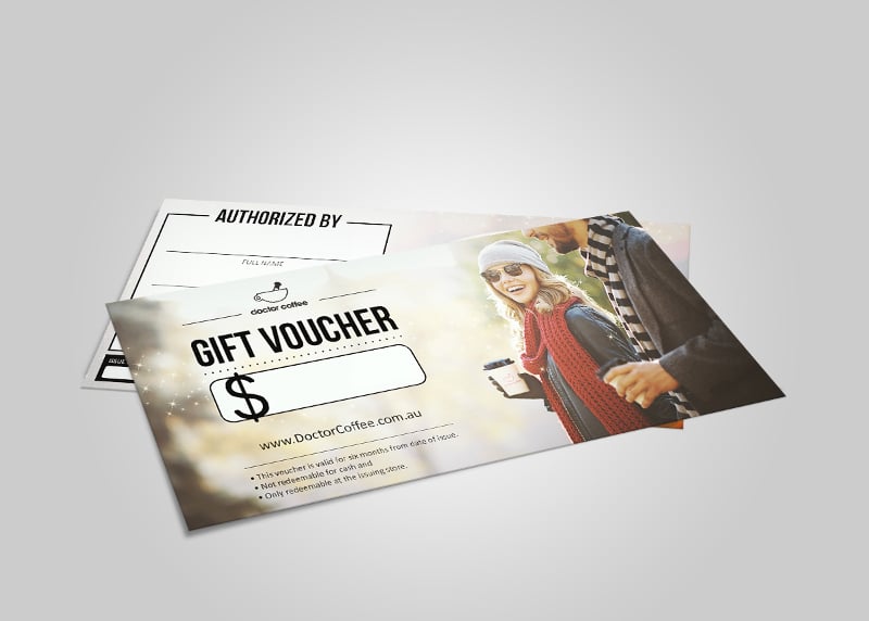 free advertising gift voucher card