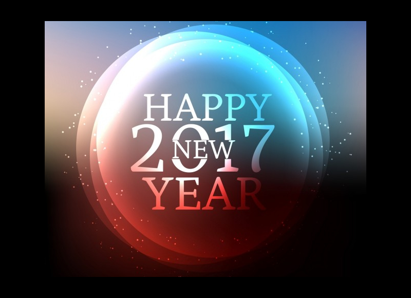 new year background 2017 free