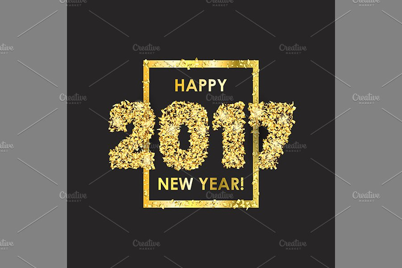 new year 2017 celebration background