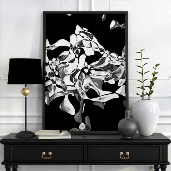 abstract art poster