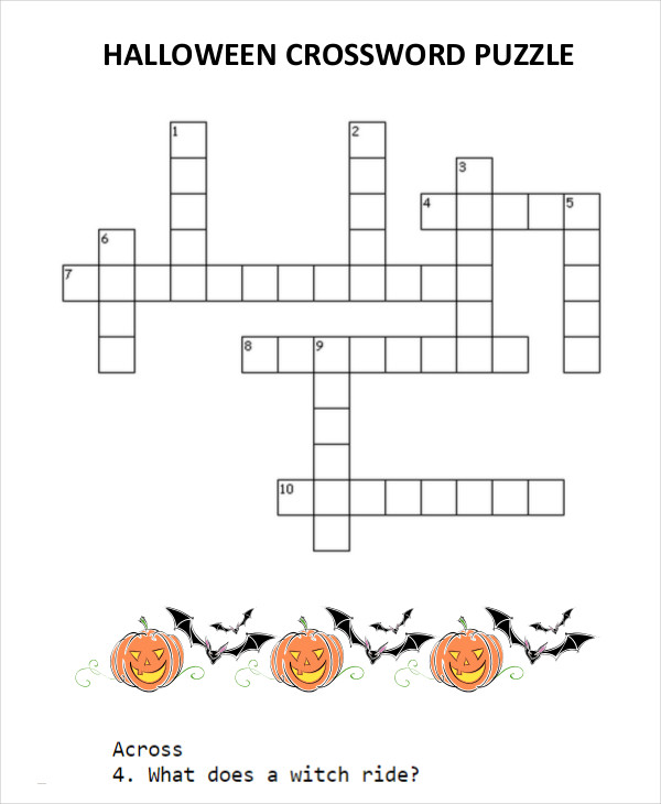 Free Printable Crossword Puzzle - 14+ Free PDF Documents Download ...