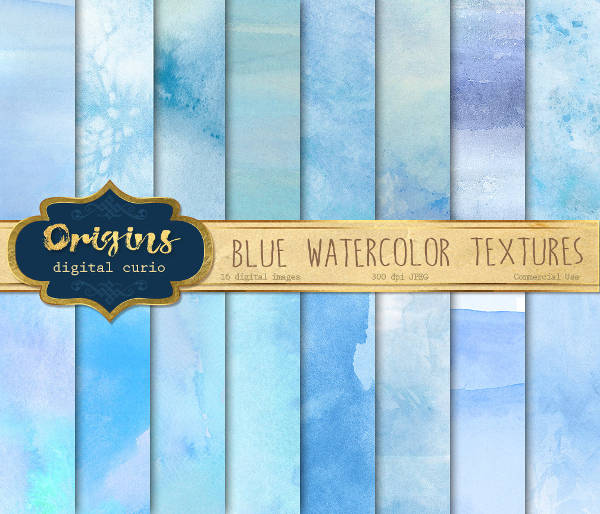 blue watercolor paper texture