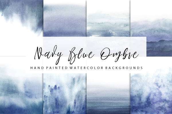 navy blue ombre watercolor paper texture