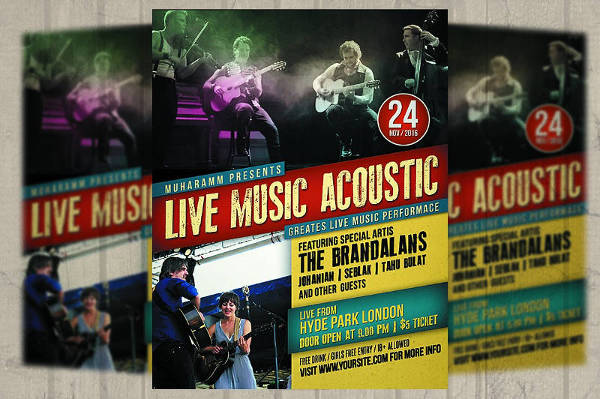 acoustic concert poster1