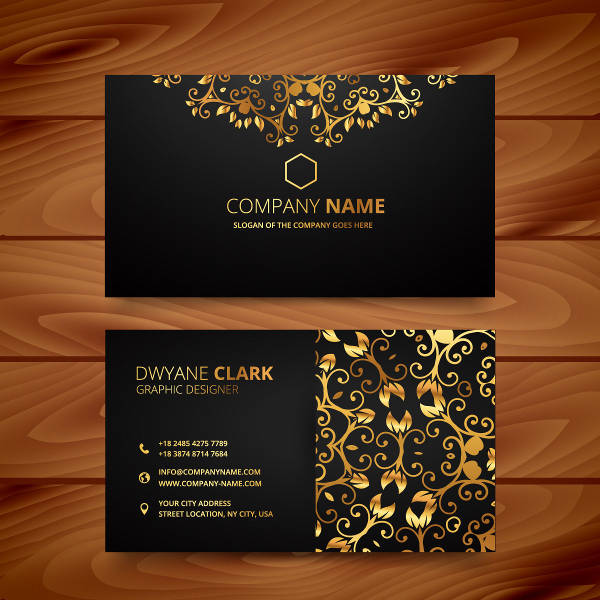 Luxury Business Card designs, themes, templates and downloadable