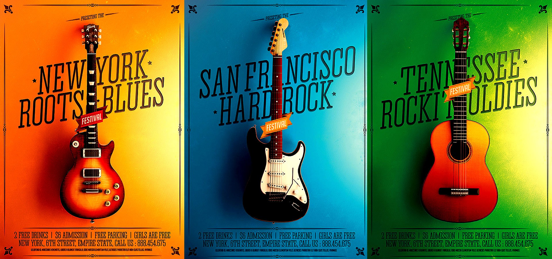 rock concert poster