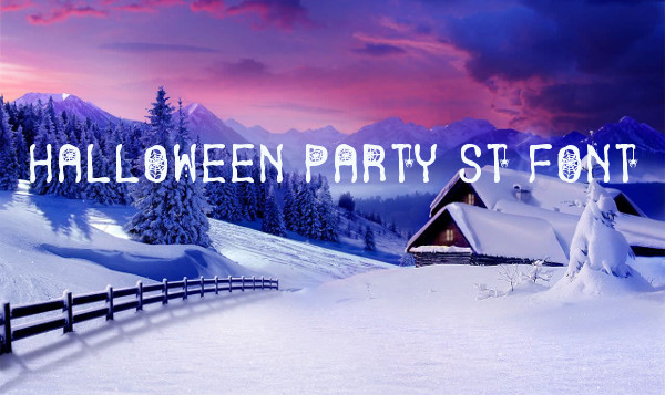 halloween party st font
