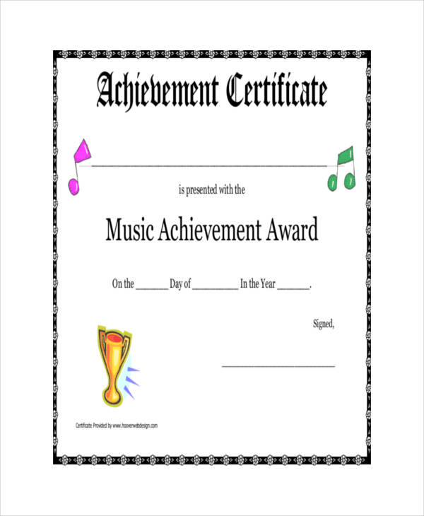 Award Certificate Template -23+ Free Word, PDF, PSD Format Download