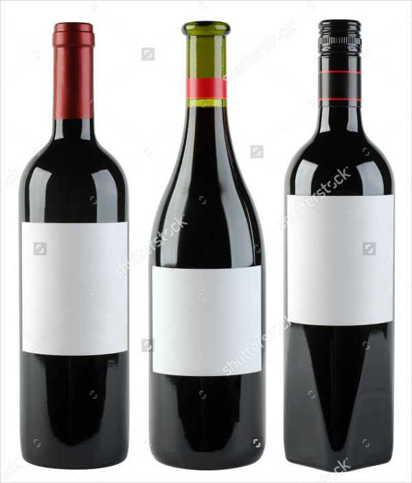 unlabeled wine bottles