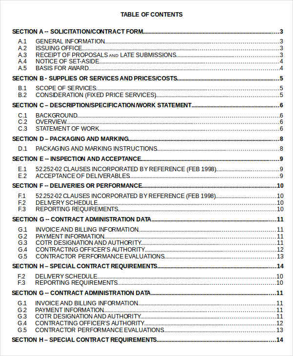 microsoft word table of contents formatting