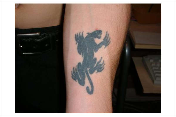 small panther tattoo
