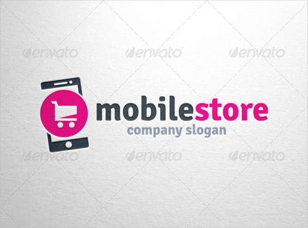 mobile store logo template