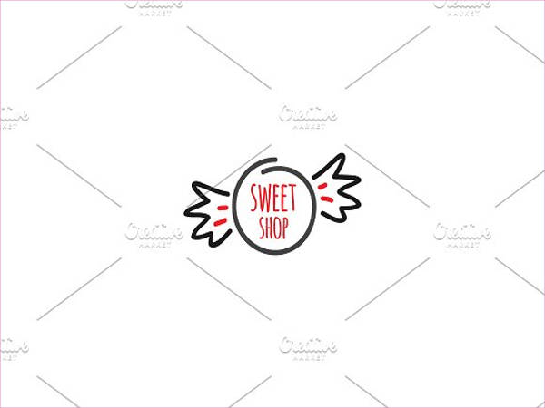 sweet candy shop logo