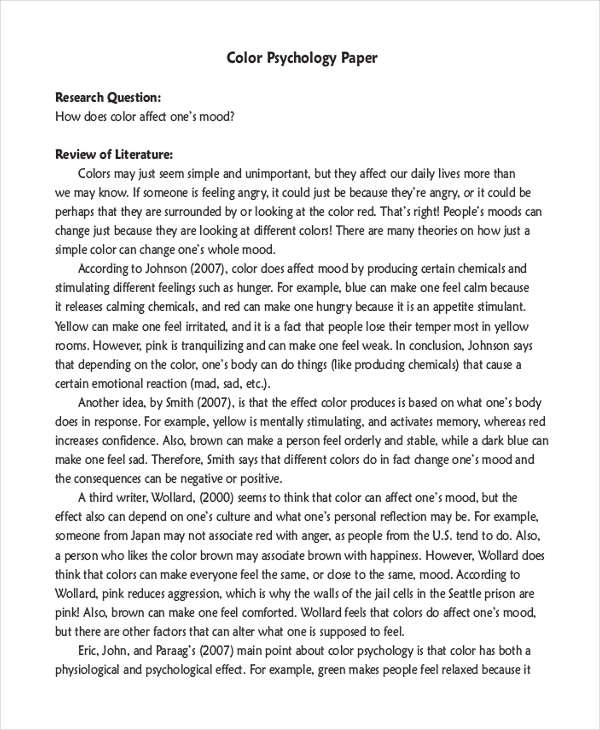 school research paper template