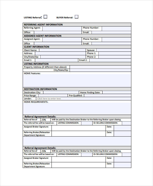 real-estate-form-15-free-sample-example-format