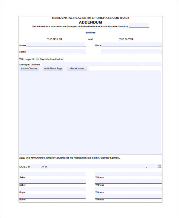 Real Estate Form - 15+ Free Sample, Example, Format