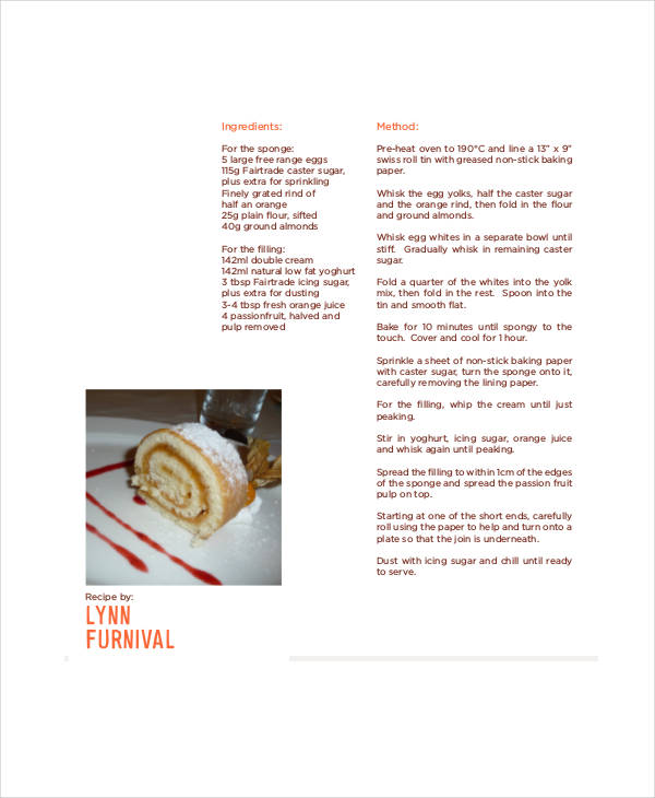 8+ Recipe Book Templates Free Sample, Example, Format