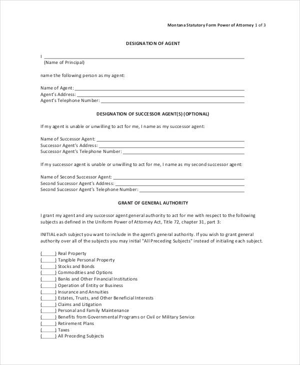 10+ Power of Attorney Forms