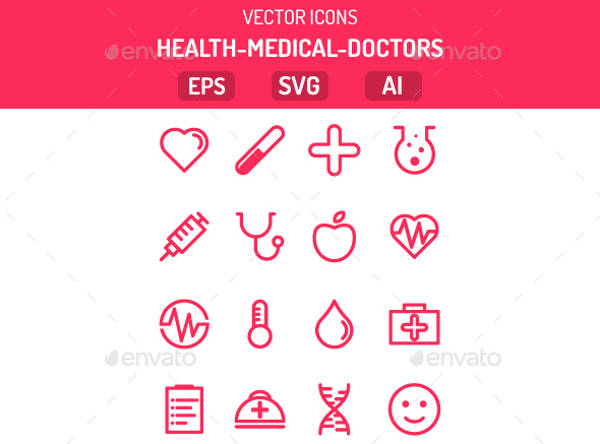 vector medical icons