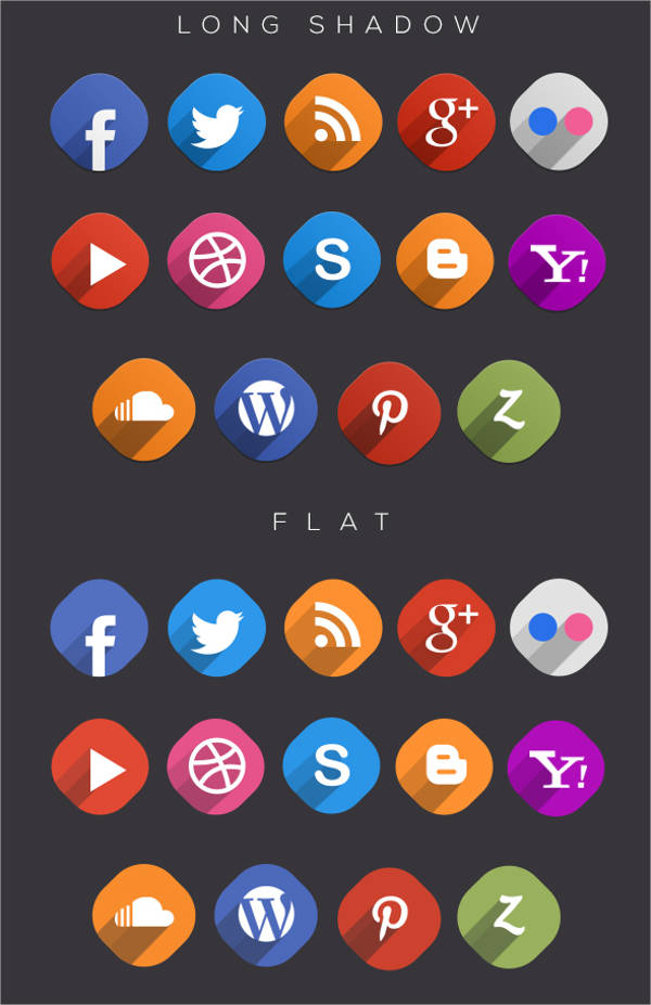 10+ Free Social Media Icons - PSD, Vector EPS Format