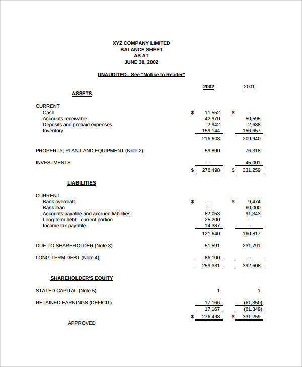 simple income statement format