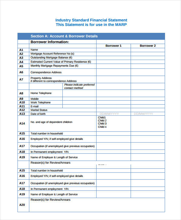 Income Statement Format - 14+ Free Word, PDF Formats