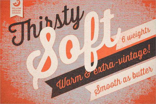 thirsty soft font family