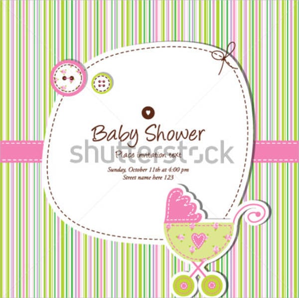 baby shower greeting card
