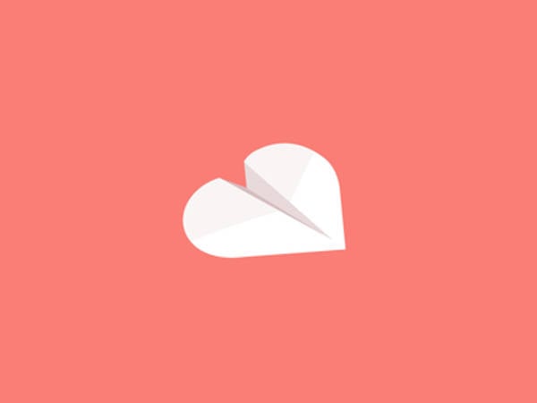 paper heart logo