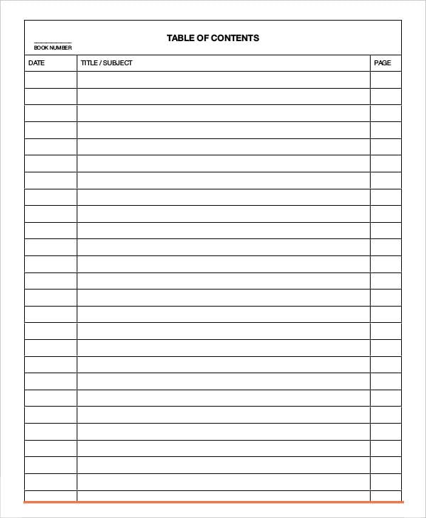 Lab Notebook Template Word PDF Template